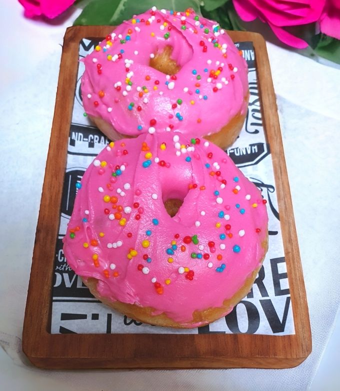 Donut Kentang Strawberry